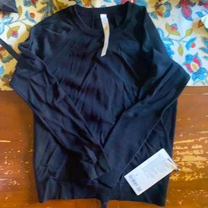 Size 2. Black Lulu Tied To you Sweater.